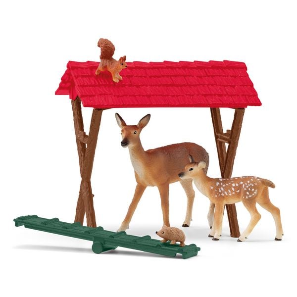 Produktbild: schleich&reg; Farm World F&uuml;tterung der Waldtiere
