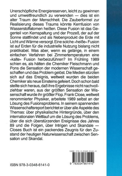 Produktbild: Das hei&szlig;e Rennen um die kalte Fusion