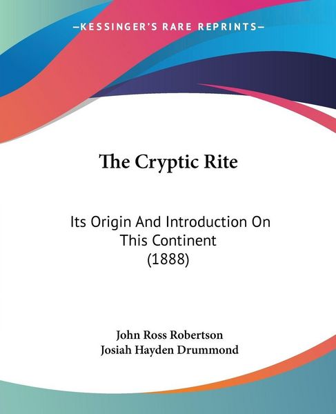 Produktbild: The Cryptic Rite