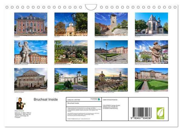 Produktbild: Bruchsal Inside (Wandkalender 2026 DIN A4 quer), CALVENDO Monatskalender