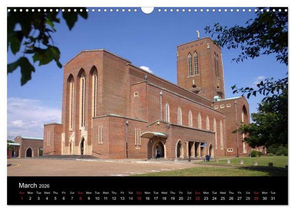 Produktbild: Anglican Cathedrals (Wall Calendar 2026 DIN A3 landscape), CALVENDO 12 Month Wall Calendar