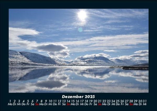 Produktbild: Landschaftskalender 2025 Fotokalender DIN A5