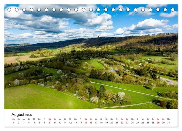 Produktbild: Das Alb- und Moosalbtal (Tischkalender 2026 DIN A5 quer), CALVENDO Monatskalender