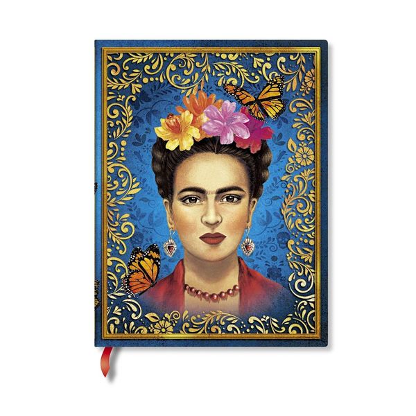 Produktbild: The Colourful Portrait (Viva Frida) Mini Lined Hardcover Journal (Elastic Band Closure)