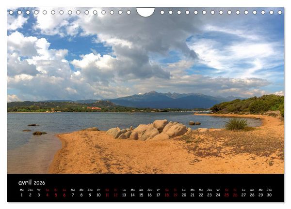 Produktbild: La Corse de plage en plage (Calendrier mural 2026 DIN A4 vertical), CALVENDO calendrier mensuel
