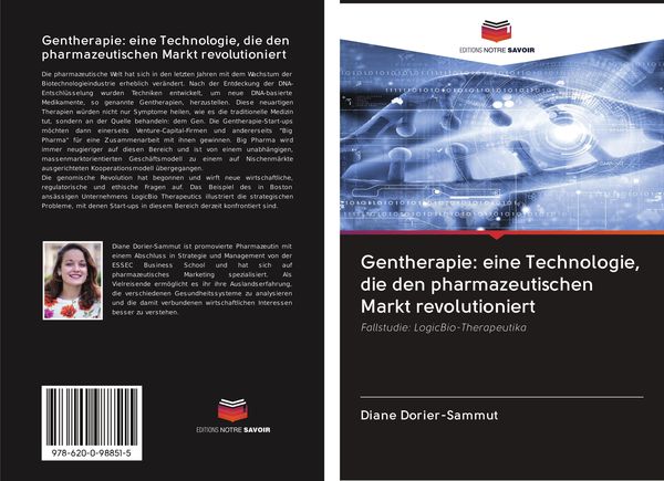 Produktbild: Gentherapie: eine Technologie, die den pharmazeutischen Markt revolutioniert