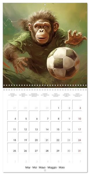 Produktbild: Kicking baby monkeys (Wall Calendar 2026 12 &times; 12 Inch) CALVENDO 12 Month Wall Calendar