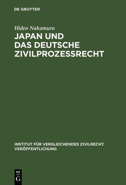 Produktbild: Japan und das deutsche Zivilprozessrecht