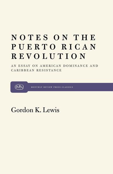 Produktbild: Notes on the Puerto Rican Revolution