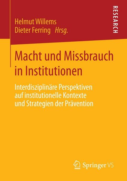 Produktbild: Macht und Missbrauch in Institutionen