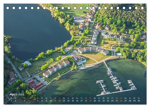 Produktbild: Zwischen See und Himmel - Waren (M&uuml;ritz) im Wandel der Jahreszeiten (Tischkalender 2026 DIN A5 quer), CALVENDO Monatskalender