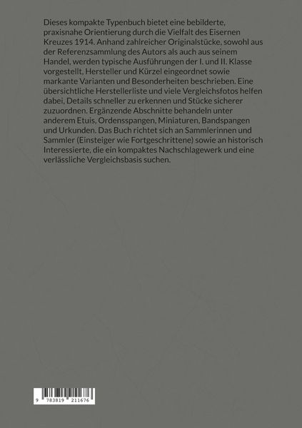 Produktbild: Das Eiserne Kreuz 1914