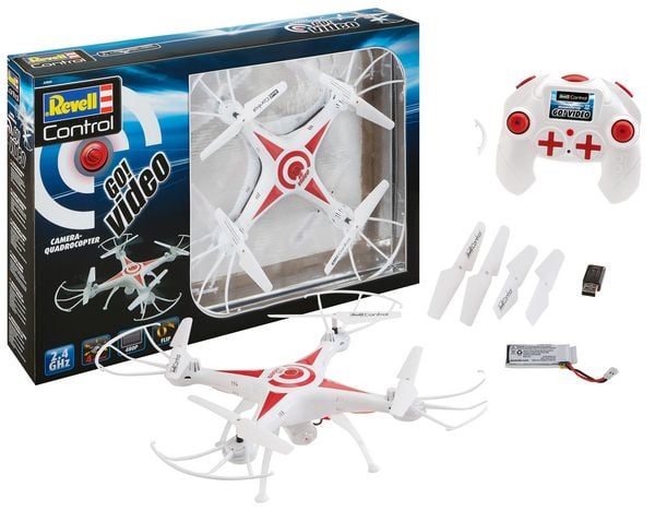 Produktbild: RC Quadrocopter "Go! Video"