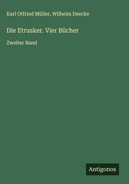 Produktbild: Die Etrusker. Vier B&uuml;cher