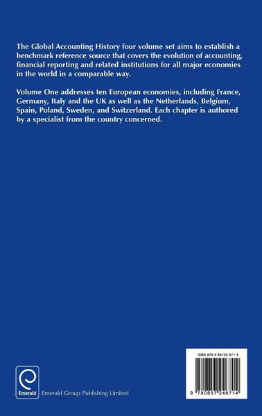 Produktbild: Global History of Accounting, Financial Reporting and Public Policy