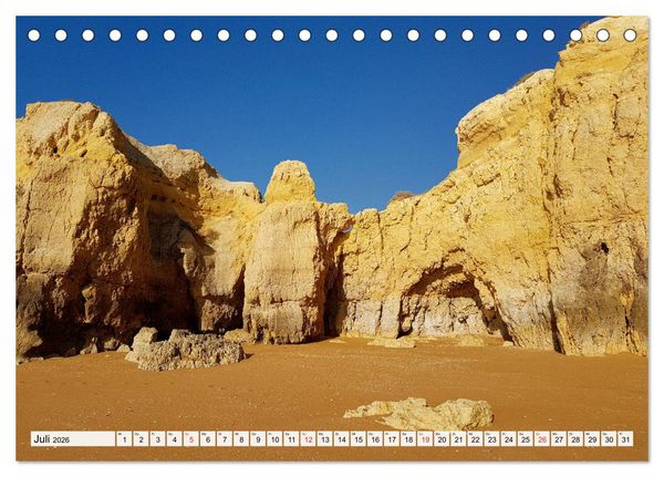 Produktbild: Algarve zum Tr&auml;umen (Tischkalender 2026 DIN A5 quer), CALVENDO Monatskalender