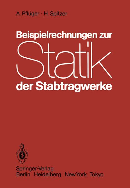 Produktbild: Beispielrechnungen zur Statik der Stabtragwerke