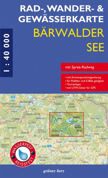 Produktbild: Rad-, Wander- und Gew&auml;sserkarte B&auml;rwalder See