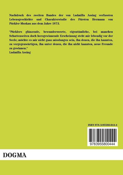 Produktbild: F&uuml;rst Hermann von P&uuml;ckler-Muskau - Eine Biografie