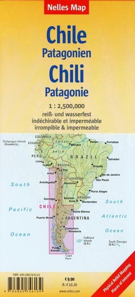 Produktbild: Nelles Map Chile - Patagonia