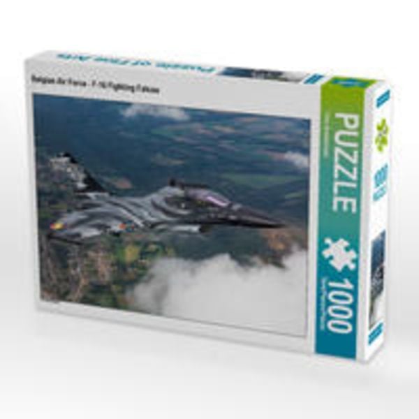 CALVENDO Puzzle Belgian Air Force - F-16 Fighting Falcon 1000 Teile Lege-Größe 64 x 48 cm Foto-Puzzle Bild von Timo Breidenstein