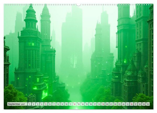 Produktbild: Der Zauberer von Oz &ndash; Die Reise zwischen Welten (hochwertiger Premium Wandkalender 2027 DIN A2 quer), Kunstdruck in Hochglanz