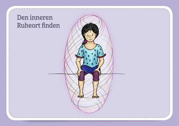 Produktbild: Achtsamkeits&uuml;bungen f&uuml;r entspanntes Lernen. 30 Bildkarten f&uuml;r Kinder