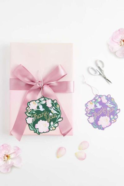 Geschenkanhänger La Vie en Rose, Thank