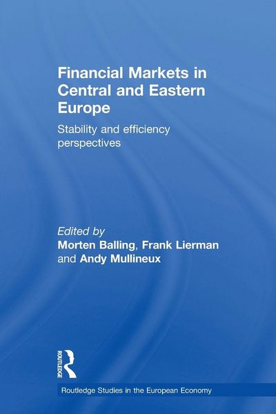 Produktbild: Financial Markets in Central and Eastern Europe