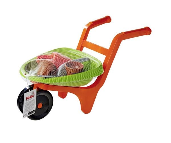 Produktbild: Kleine Schubkarre mit Gartenwerkzeug 5 Teile