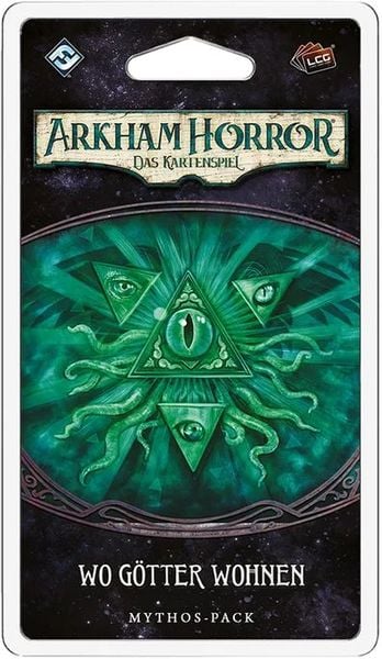 Produktbild: Arkham Horror: LCG - Wo G&ouml;tter wohnen (TrFr5) (Spiel)