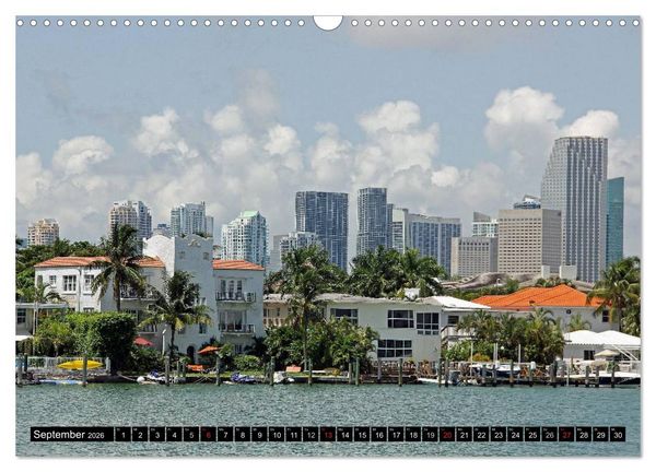 Produktbild: MIAMI (Wandkalender 2026 DIN A3 quer), CALVENDO Monatskalender
