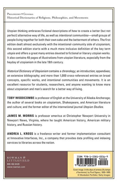 Produktbild: Historical Dictionary of Utopianism