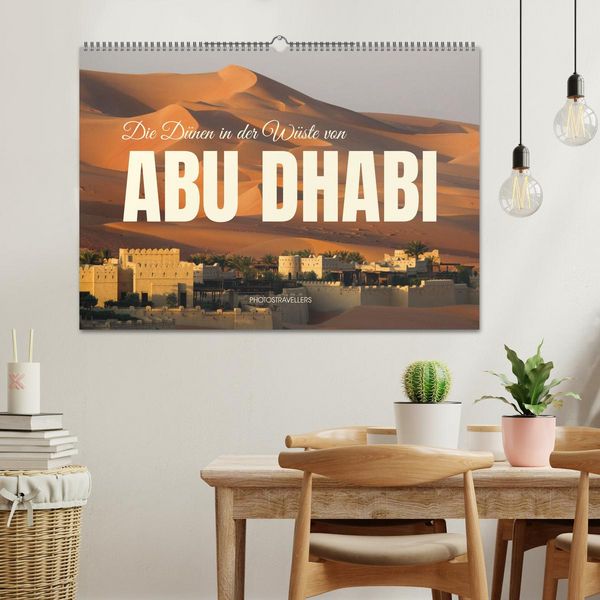 Produktbild: Die D&uuml;nen in der W&uuml;ste von Abu Dhabi (Wandkalender 2026 DIN A2 quer), CALVENDO Monatskalender