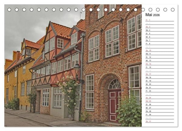 Produktbild: Hansestadt L&uuml;beck / Geburtstagskalender (Tischkalender 2026 DIN A5 quer), CALVENDO Monatskalender