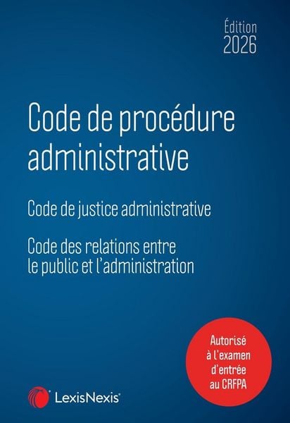 Produktbild: Code de procedure administrative
