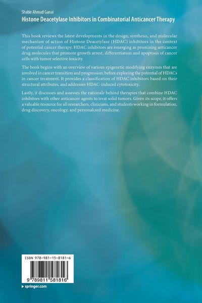 Produktbild: Histone Deacetylase Inhibitors in Combinatorial Anticancer Therapy