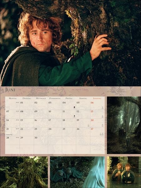 Produktbild: Der Herr der Ringe Broschur XL Kalender 2027