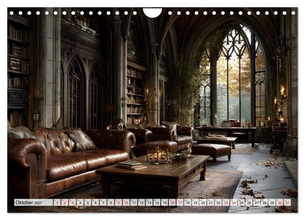 Produktbild: Geheime Bibliotheken der alten Welt (Wandkalender 2027 DIN A4 quer), CALVENDO Monatskalender