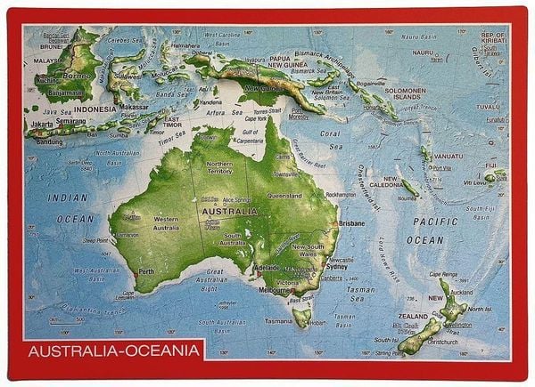 Produktbild: Reliefpostkarte Australien