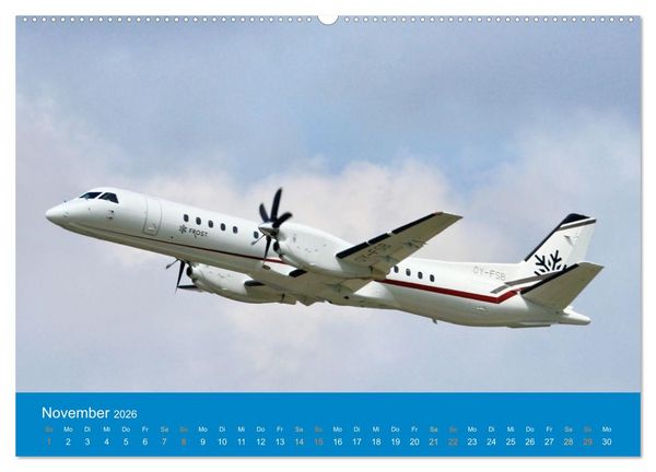 Produktbild: Flugzeugmomente in Stuttgart (Wandkalender 2026 DIN A2 quer), CALVENDO Monatskalender