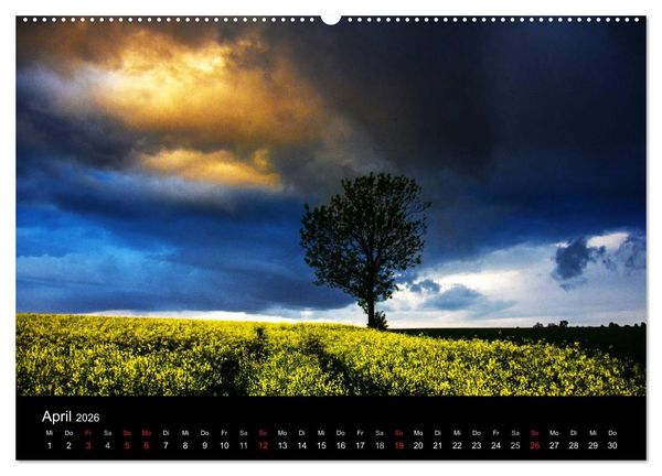 Produktbild: Himmels-Bilder - Die gro&szlig;e Weite (hochwertiger Premium Wandkalender 2026 DIN A2 quer), Kunstdruck in Hochglanz