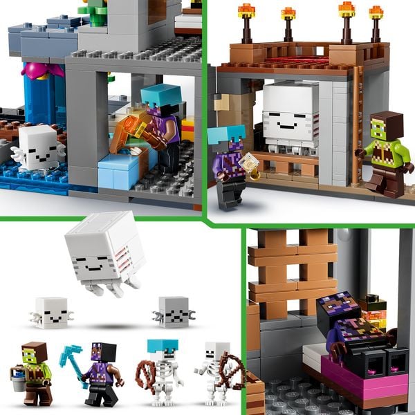 Produktbild: LEGO Minecraft 21597 Ghast-Station, Spielzeug f&uuml;r Gamer, Spielset ab 9