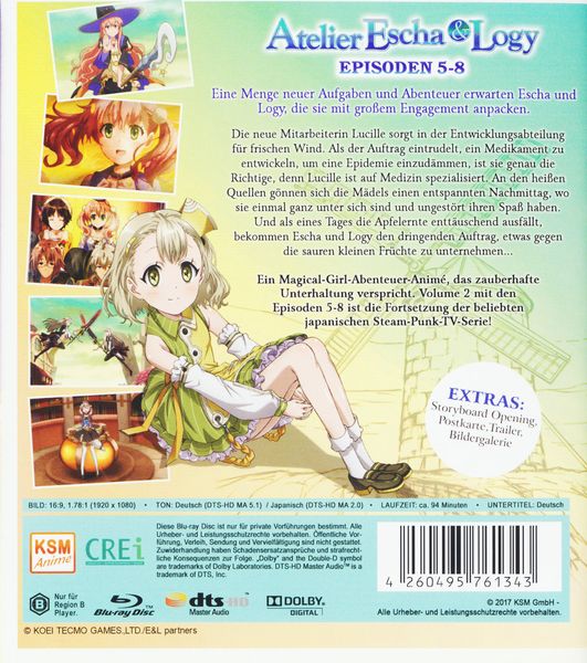 Produktbild: Atelier Escha & Logy - Alchemists of the dusk sky - Volume 2/Episode 05-08