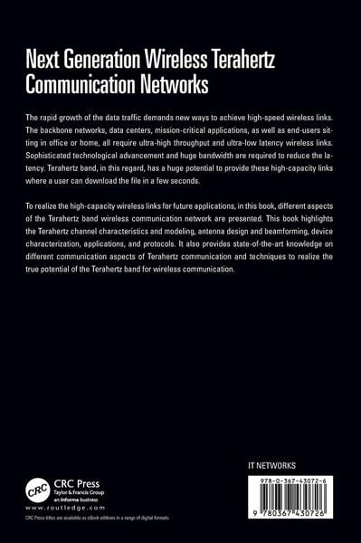 Produktbild: Next Generation Wireless Terahertz Communication Networks