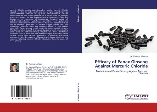 Produktbild: Efficacy of Panax Ginseng Against Mercuric Chloride