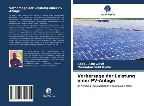 Vorhersage der Leistung einer PV-Anlage, Taschenbuch von Abdou Aziz Cissé , Mamadou Salif Diallo, Verlag Unser Wissen, 9786203354225
