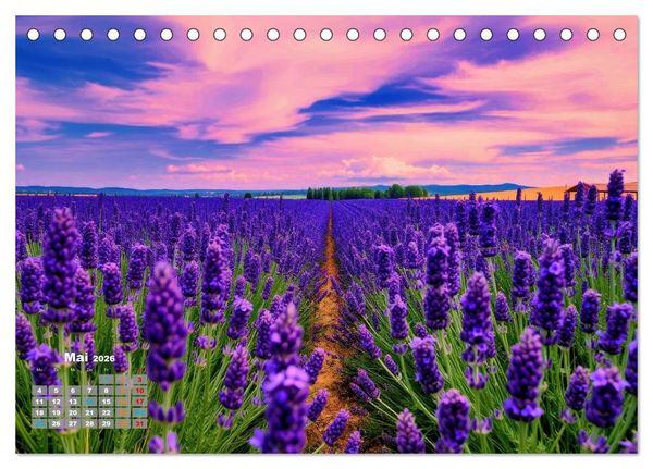 Produktbild: Lavendel f&uuml;r deine Sinne (Tischkalender 2026 DIN A5 quer), CALVENDO Monatskalender