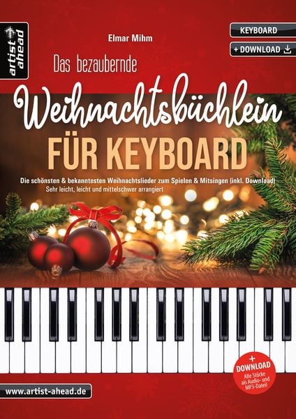 Das bezaubernde Weihnachtsbüchlein für Keyboard -
