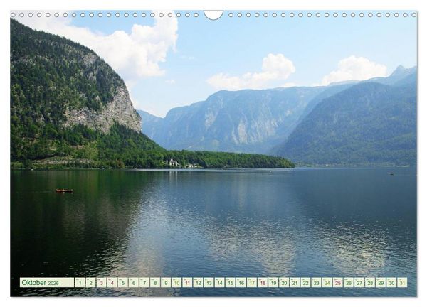 Produktbild: Hallstatt, Marktgemeinde am Hallst&auml;tter See (Wandkalender 2026 DIN A3 quer), CALVENDO Monatskalender